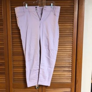 Lilac Colored Ankle Pant